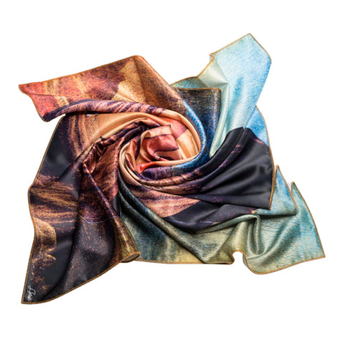 Scarf "SEVERAL EPISODES FROM JOCONDA`S LIFE" by ARTUYT