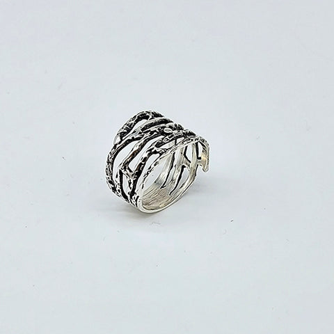 Sterling Silver Ring The Waves