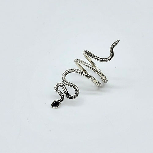 Sterling Silver Ring Snake
