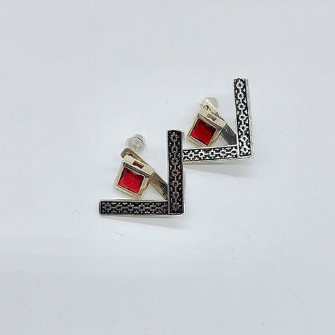 Sterling Silver Earrings The Triangle