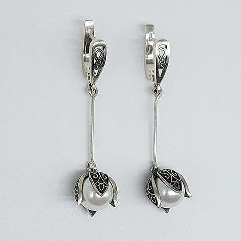 Sterling Silver Earrings The Bellflower