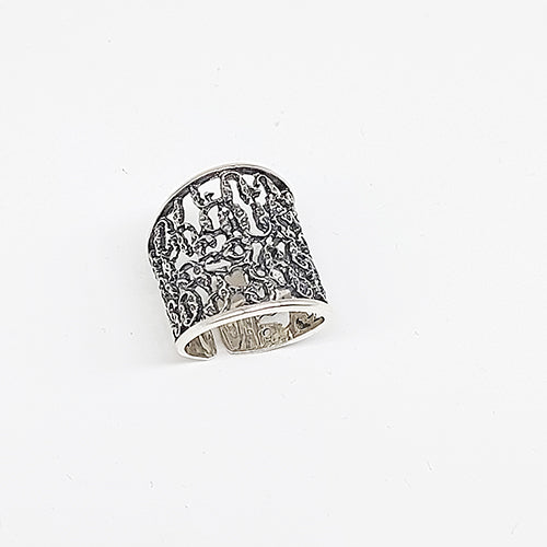 Sterling Silver Ring The Alphabet