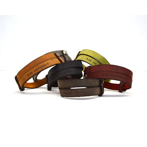 Leather bracelet Mi Kashi