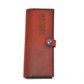 Genuine Leather Wallet with Armenian ornament