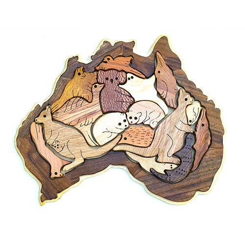 Wooden puzzle Australia