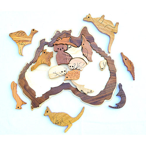 Wooden puzzle Australia