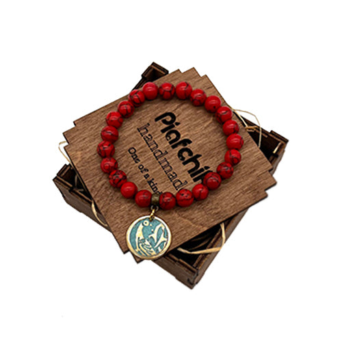 Bracelet PIAFCHIK with natural stones and detail with patterns