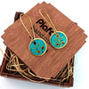 Earrings PIAFCHIK round