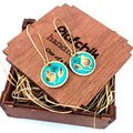 Earrings PIAFCHIK round